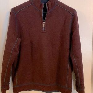 Tommy Bahama Flipshore half zip, reversible sweatshirt,large excellent condition